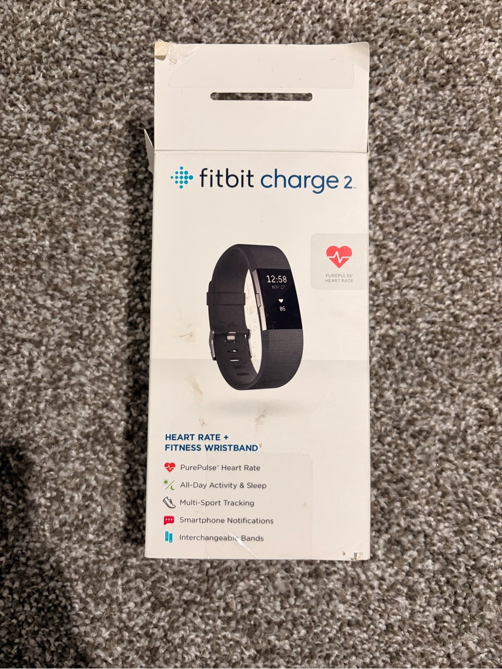 Fitbit Charge 2 Heart Rate + Fitness Wristband - Pink